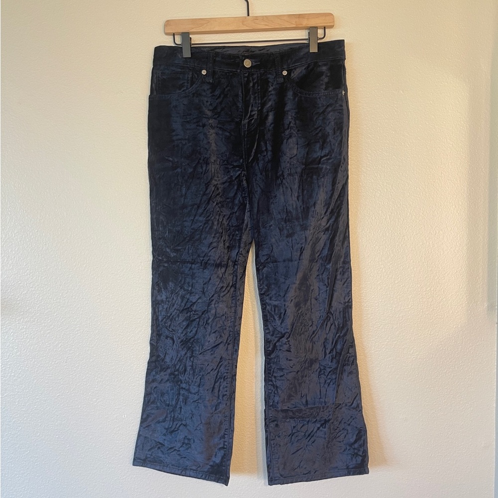 Navy Blue Velvet Lucky Brand Pants (Size 29)